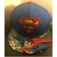 Superman New Era Fitted Hat Size 7 1/2  eb-74621559